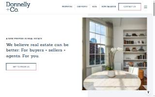 Donnelly + Co. Boston Real Estate website