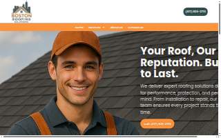 East Roofing Boston website