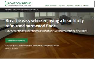 Eco Floor Sanding website