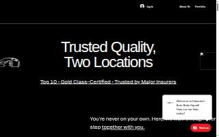 Eduardo's Auto Body website