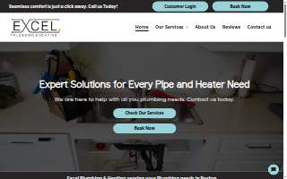 Excel Plumbing and heating website