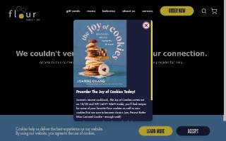 Flour Bakery + Cafe website