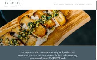 Forklift Catering of Boston website