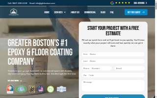 Garage Floor Coating of Boston website