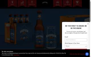 Harpoon Brewery & Beer Hall website