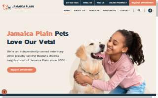 Jamaica Plain Animal Clinic website