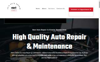 JC Auto Repair @ C&R Motors website