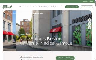 Little Sprouts Early Education & Child Care at Boston University Medical Campus website