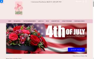 Louis Barry Florist website