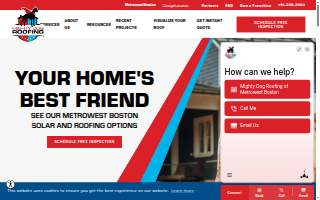 Mighty Dog Roofing of MetroWest Boston website