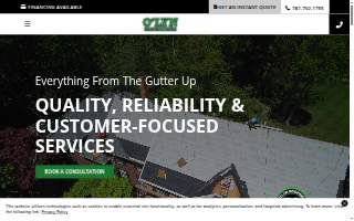 O'LYN Roofing of Boston website