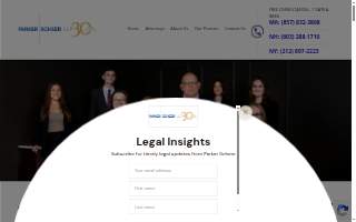 Parker Scheer LLP website