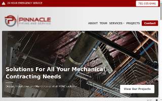 Pinnacle Piping and Service website
