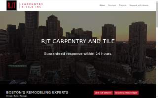 RJT Carpentry and Tile Inc. website