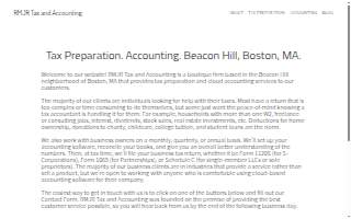 RMJR Tax and Accounting of Boston website