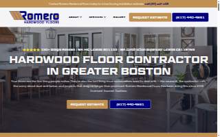 Romero Hardwood Floors website