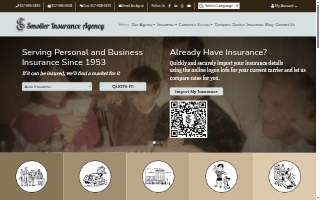 Smoller Insurance Agency website