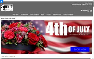 Sunny Florists website