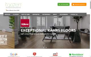 Taozen Flooring of Boston website