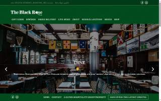 The Black Rose website