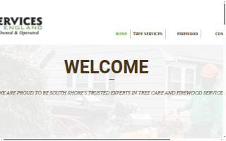 Tree Services of New England website