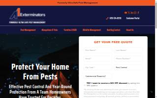 Ultra Safe Pest Management of Boston website