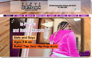 Uptown Dance Center of Milton website