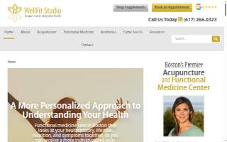 Wellfit Studio: Acupuncture & Integrative Health website