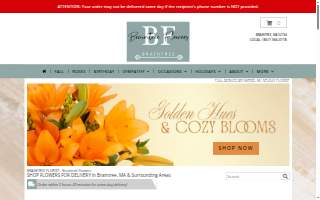Braintree Flowers website