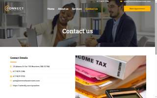 Connect Tax Services, Inc. website