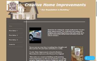 Creative Home Improvements website