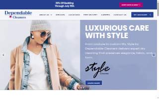 Dependable Cleaners of Braintree website