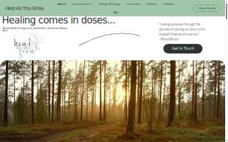 Heal As You Grow website