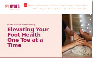 Nyota Medical Footcare PLLC website