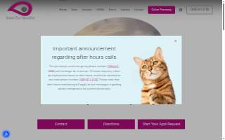 Animal Eye Specialists website