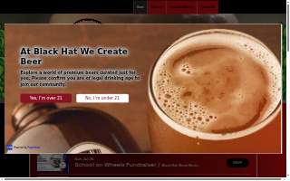 Black Hat Brew Works website