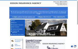 Edson Insurance Agency website