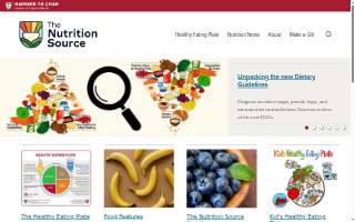 Healthy Drinks Nutrition website