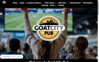 GOAT City Pub - West Bridgewater website