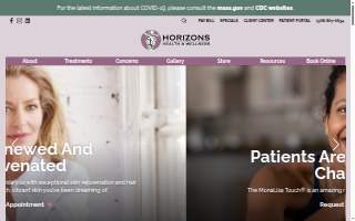 Horizons Health & Wellness website