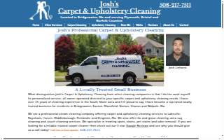 Josh's Carpet & Upholstery Cleaning website