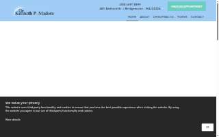 Madore Chiropractic website