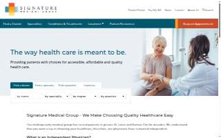 Signature Medical Group - Bridgewater OB/GYN website