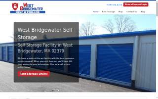 West Bridgewater Self Storage website