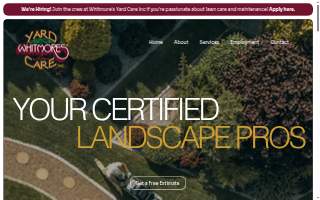 Whitmore's Yard Care Inc website