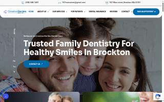 Creative Smiles Dental Care website