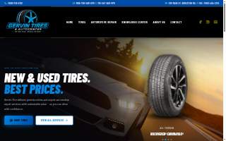 Gervin Tires LLC website
