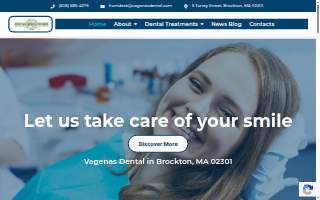Vagenas Dental website