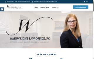 Wainwright Law Office website