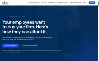 Allen Business Advisors website